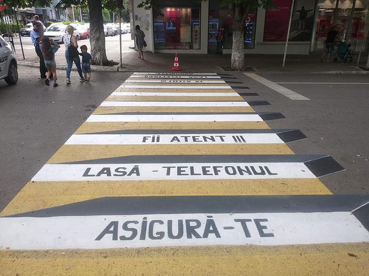 Primul oraș de pe litoralul românesc în care există o trecere de pietoni 3D – FOTO
