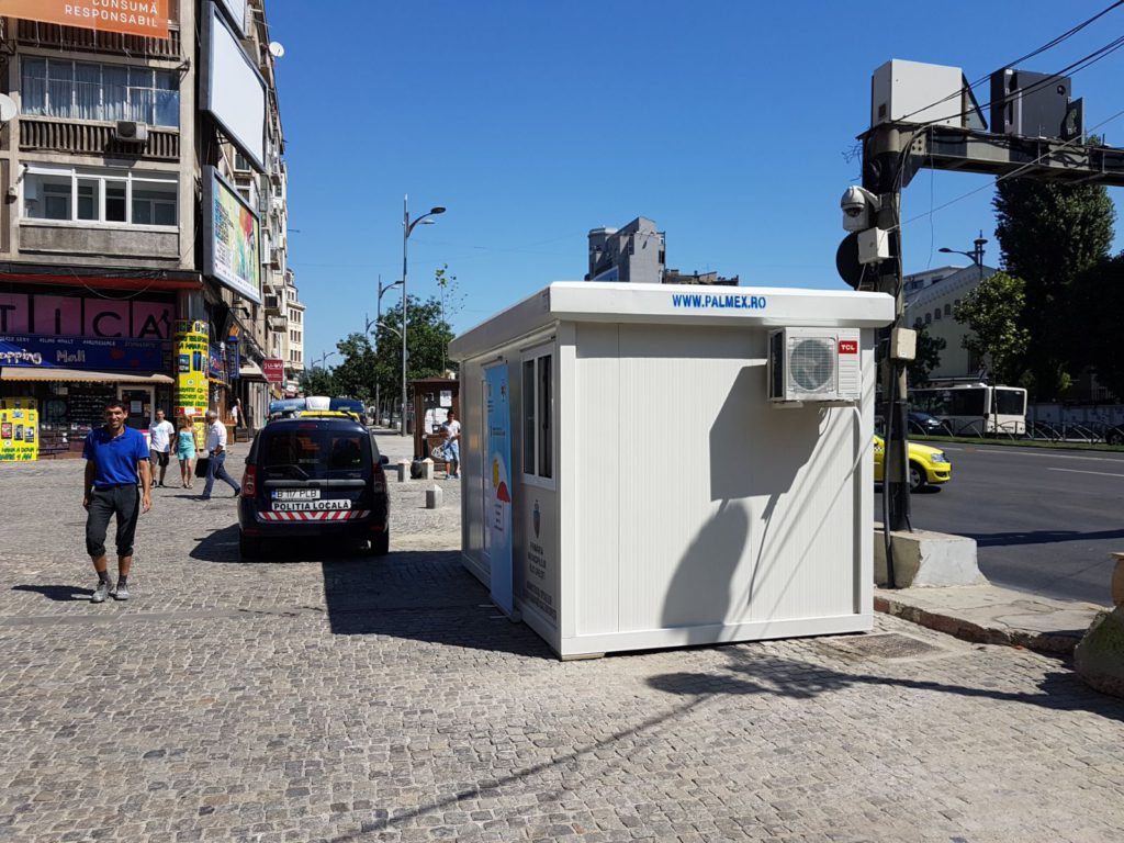 Măsuri anti-caniculă în București: cum arată containerele în care scapi de arșiță și unde sunt amplasate