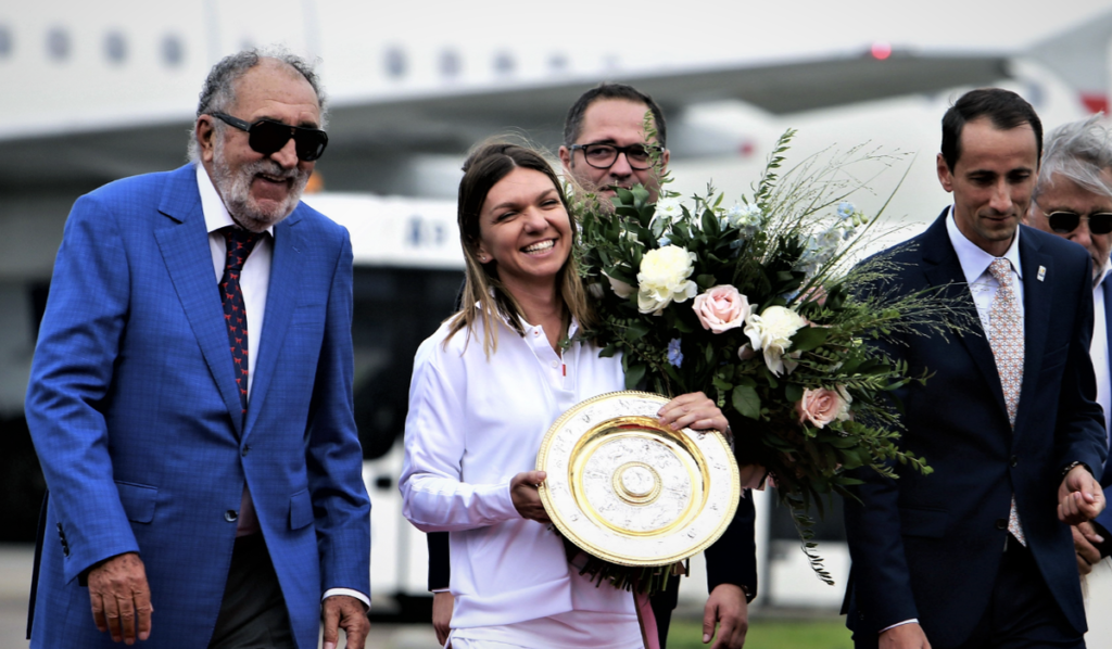 Simona Halep explică reacțiile lui Ion Țiriac. Foto: Telekomsport