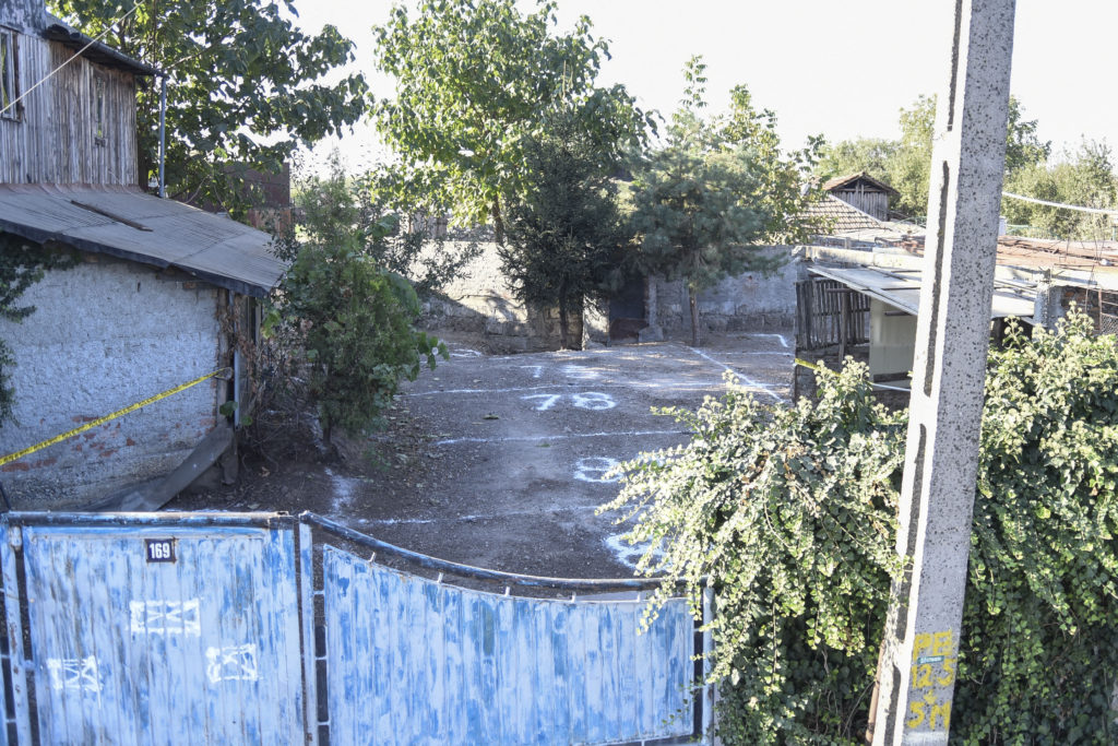 Reconstituire la locul uciderii celor două tinere ucise din Caracal. Foto: Inquam Photos / Bogdan Danescu