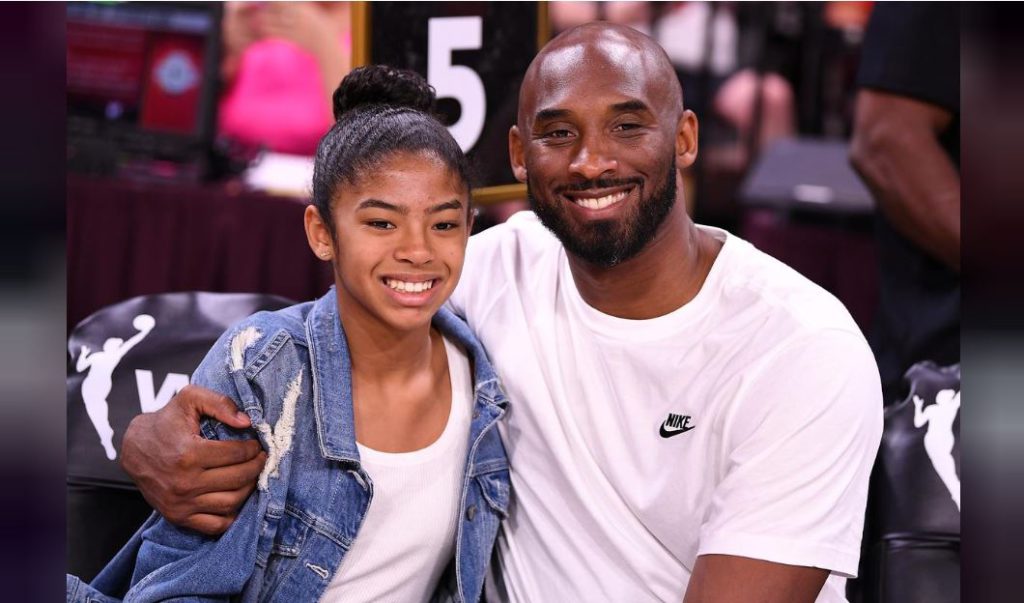 Kobe Bryant și fiica sa Gianna. Foto: Stephen R. Sylvanie USA TODAY Sports/File Photo