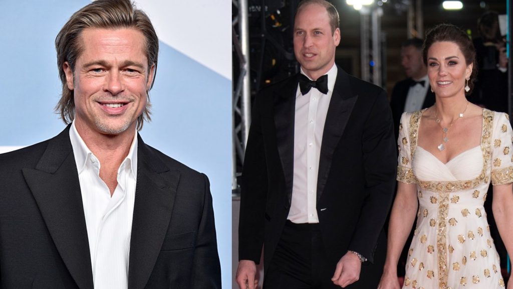 brad pitt, gluma, printul william, kate middleton
