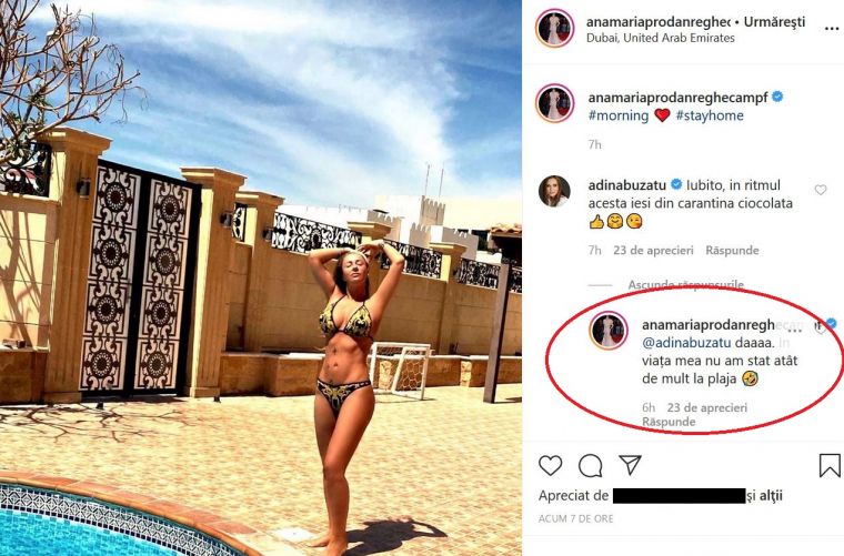 Ce face Anamaria Prodan, toată ziua, în această perioadă. Imaginile sunt elocvente