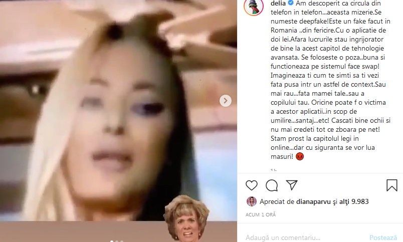 Cum a ajuns Delia ”eroina” unui film porno care circulă pe internet. ”Am văzut că fața mea e folosită în fel și chip”