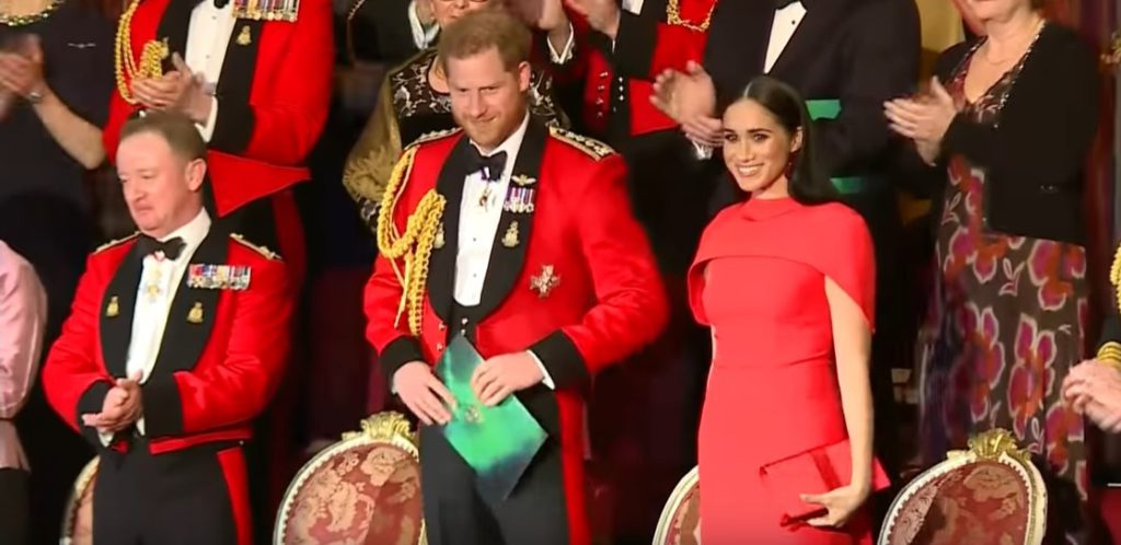 Prințul Harry și Meghan Markle, cea din urmă apariție ca „Altețe Regale”. Foto: captură YouTube
