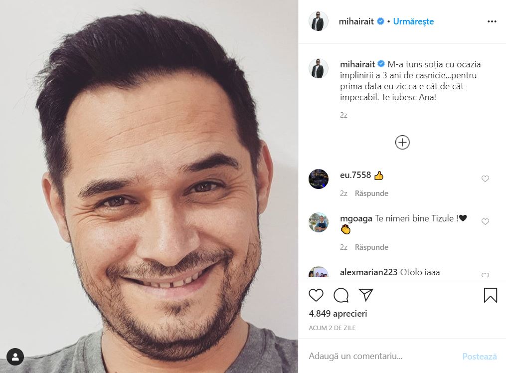 Dorel din Las Fierbinți, anunț surpriză la 3 ani de căsnicie! Ce cadou inedit i-a oferit soția