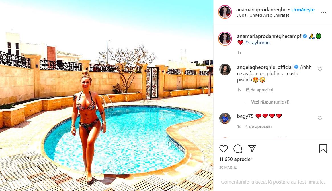 Ce face Anamaria Prodan, toată ziua, în această perioadă. Imaginile sunt elocvente