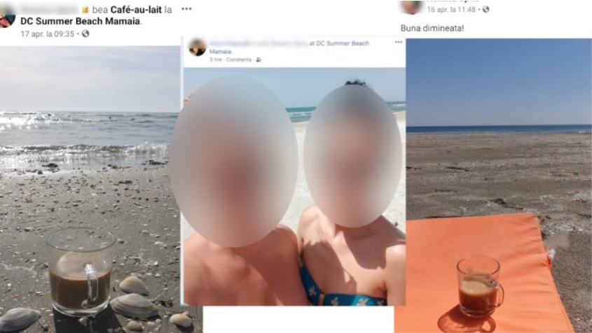Polițistă din Constanta, anchetată după ce s-a fotografiat pe o plajă din Mamaia în plină pandemie