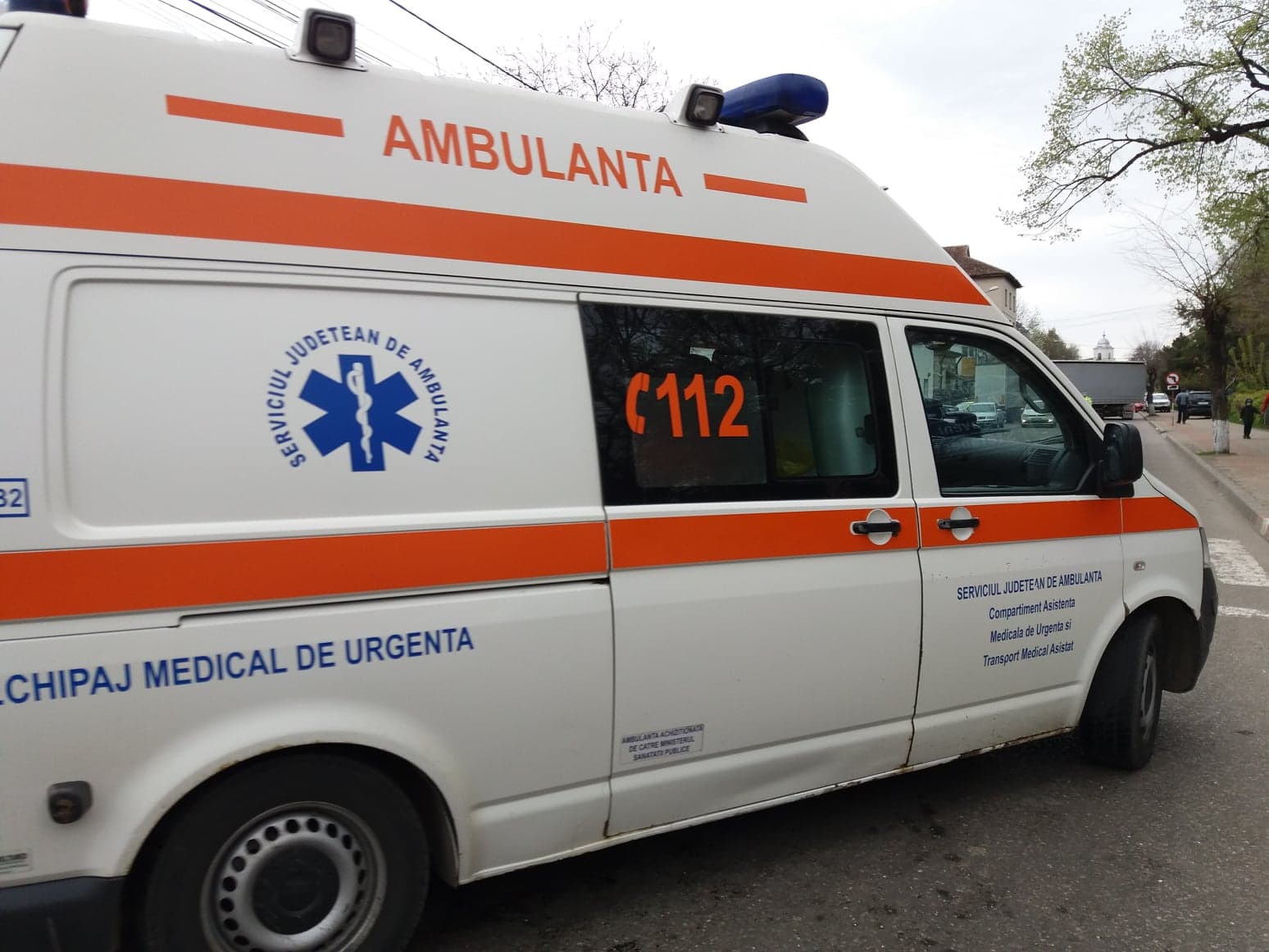 Copila se află internată la Secția de Pediatrie a Spitalului Județean
