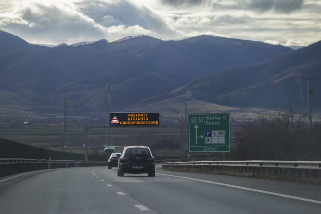 Autostrada A1, Sibiu Sebes. Foto: Inquam Photos/Alexandra Pandrea