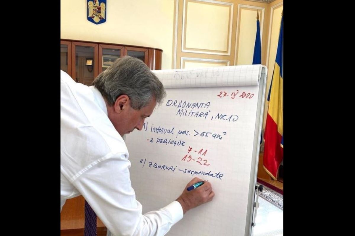 Vela a mulțumit de răspun sul românilor la impunerea restricțiilor de circulație. foto: captură facebook/ marcel vela