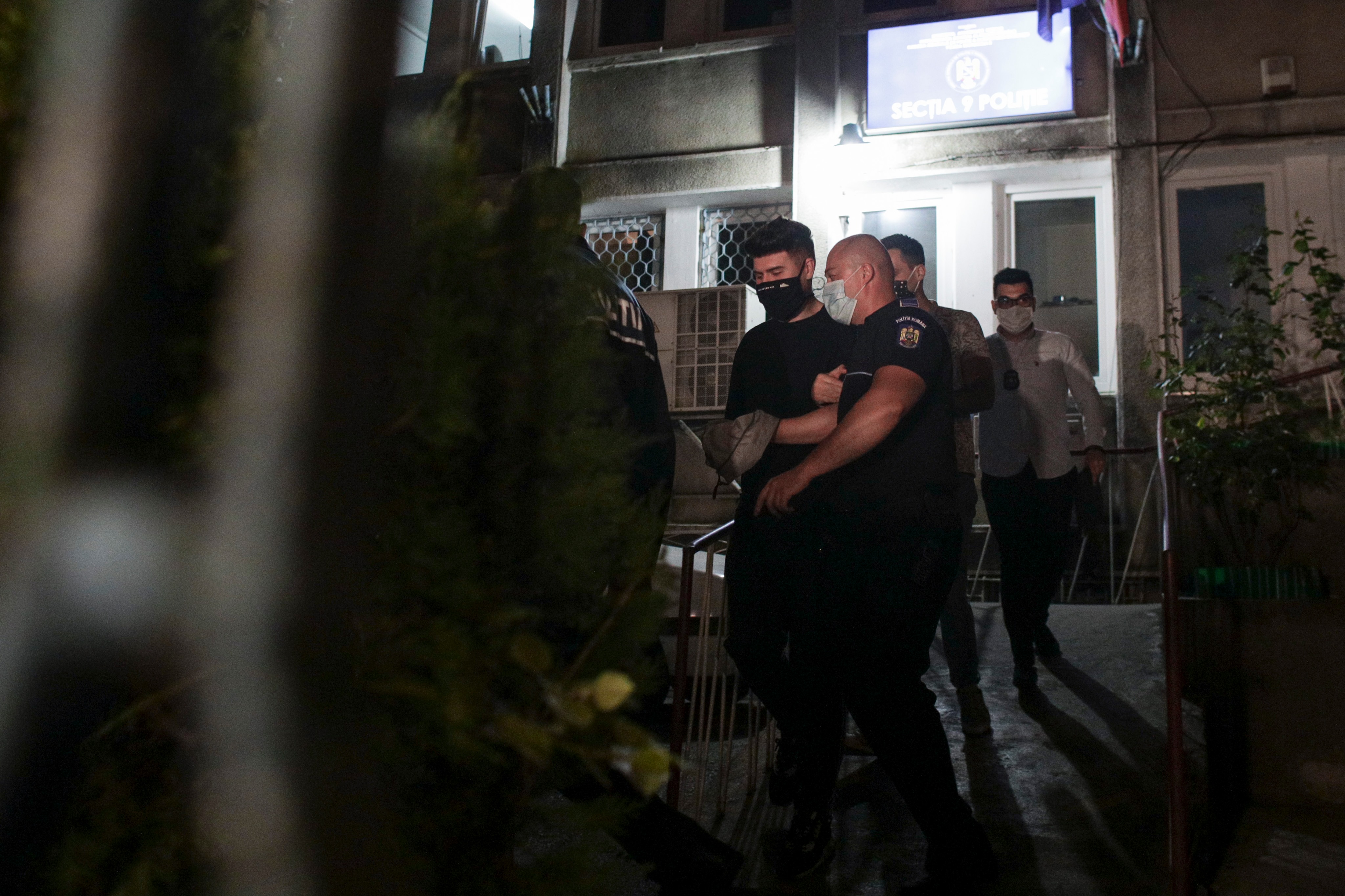 Colo a fost reținut de către polițiști, marți seara Foto - Inquam