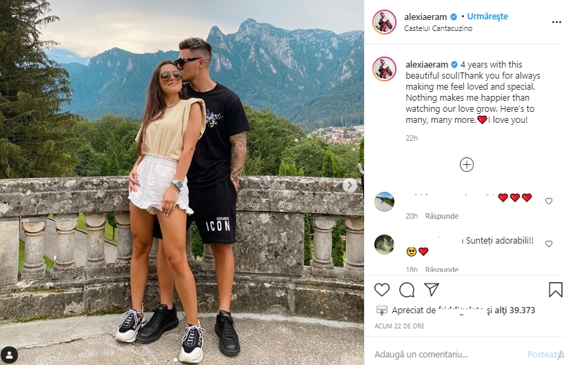 Bucurie uriașă pentru fiica Andreei Esca! Alexia Eram și Mario Fresh tocmai au făcut anunțul. Fanii i-au felicitat imediat