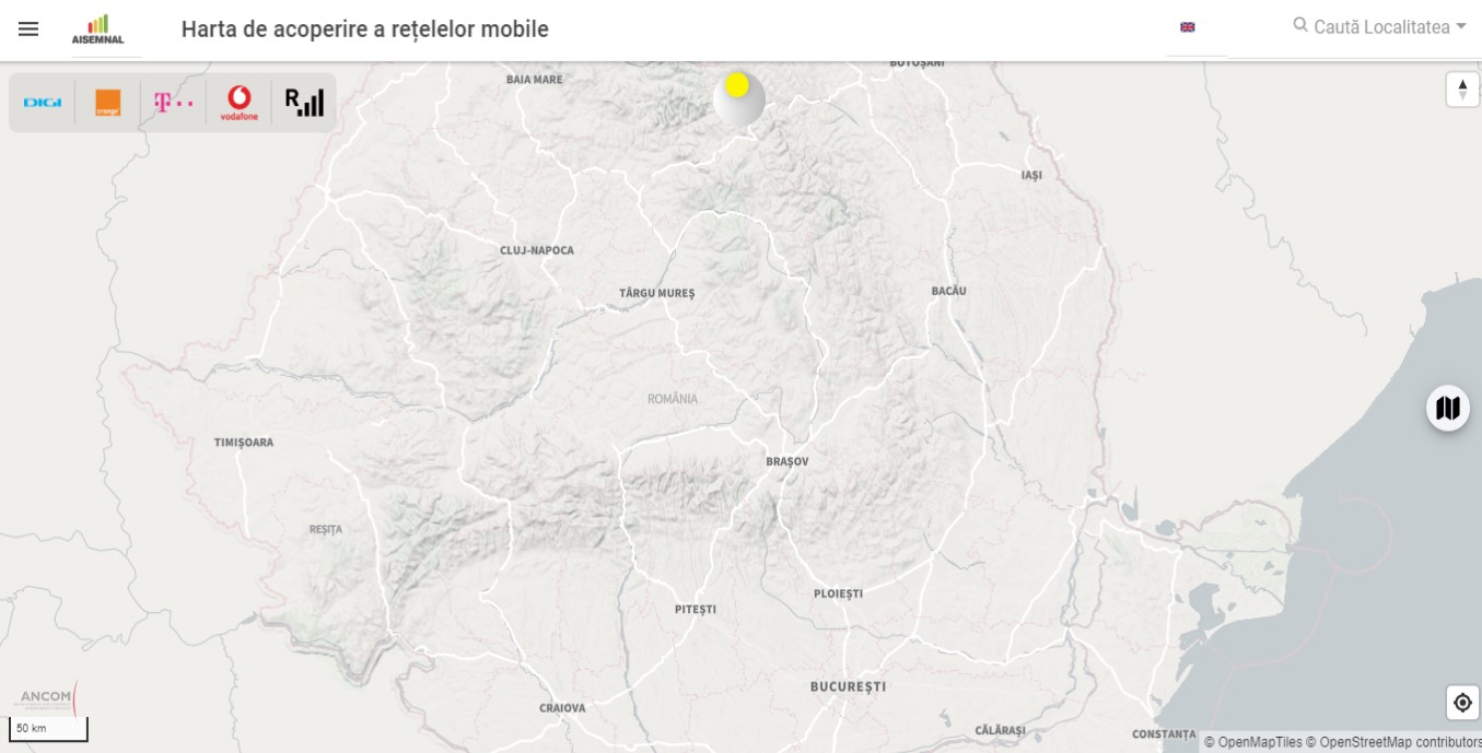 Harta disponibilă pe aisemnal.ro