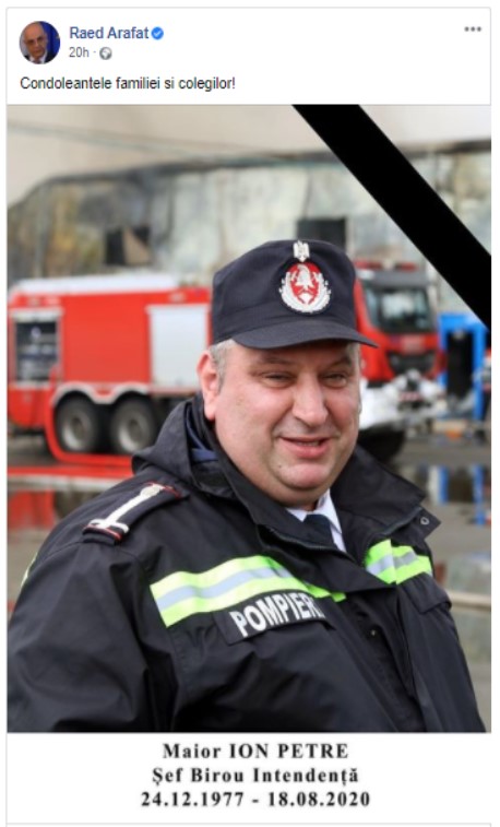 Doliu pentru ISU București