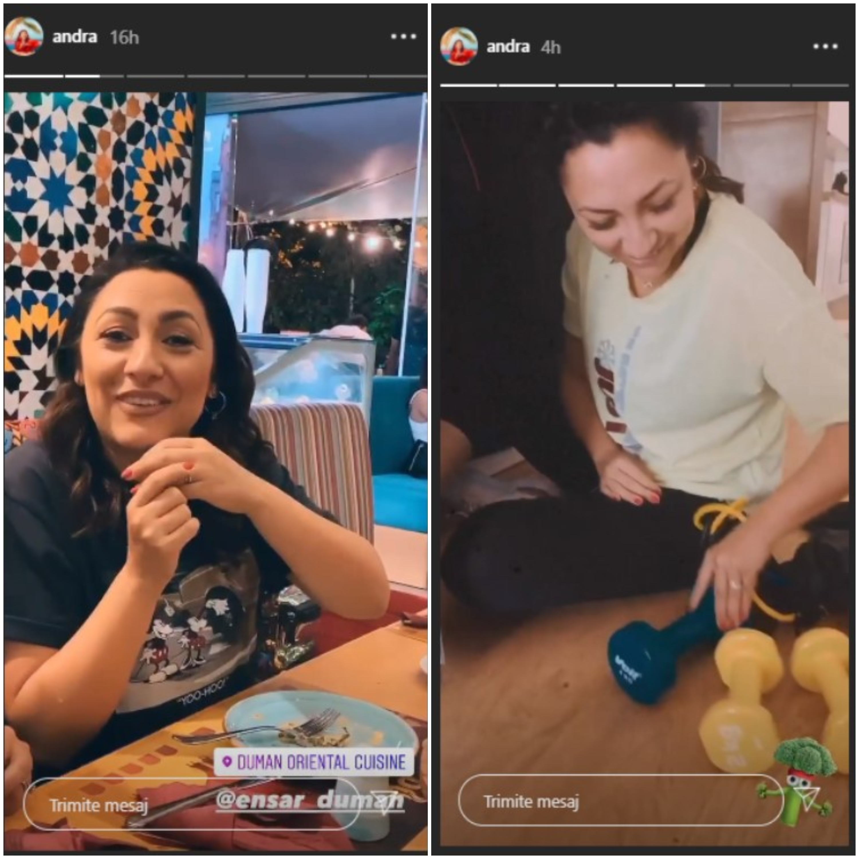 Andra Măruță își dorește să scape de kilogramele în plus foto - Instagram