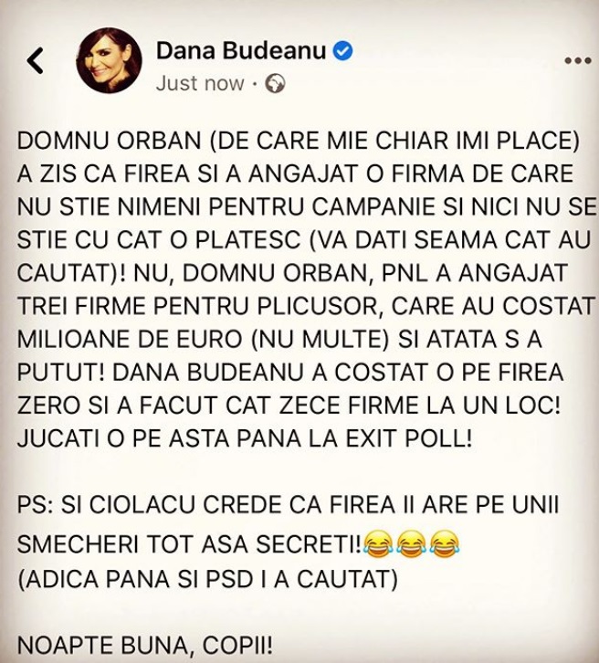 Dana Budeanu, dezvăluire incredibilă! Cine se află de fapt în spatele Gabrielei Firea în lupta pentru Primăria Capitalei 