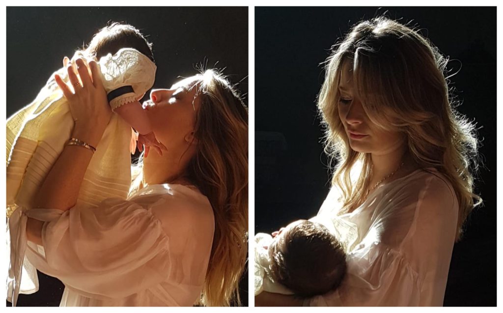 Laura Cosoi și-a botezat fetița. Momente unice pentru ea și Cosmin Curticăpean FOTO