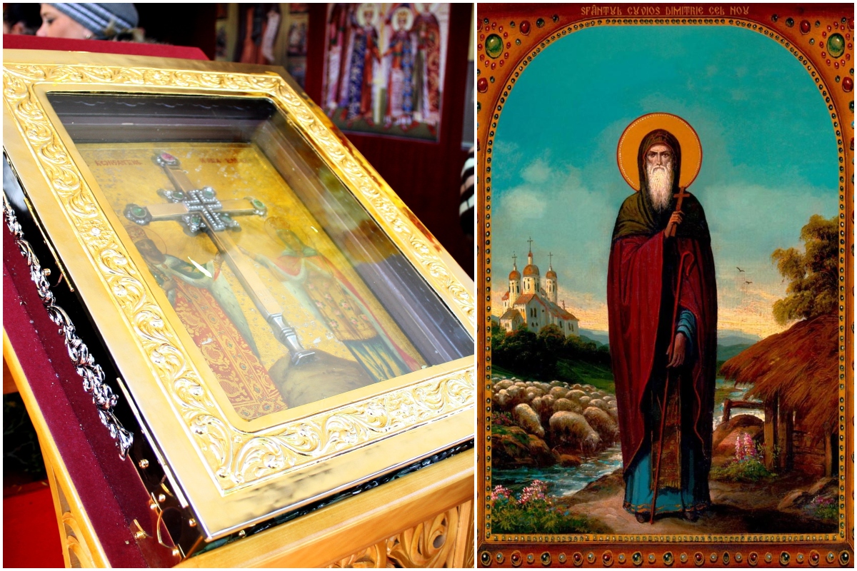 Pelerinajul de Sfântul Dimitrie cel Nou are loc trei zile la rând, în curtea Patriarhiei