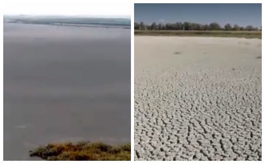 Dezastru în România. A apărut o zonă deșertică în locul unui lac de 400 de hectare. Veștile sunt îngrijorătoare