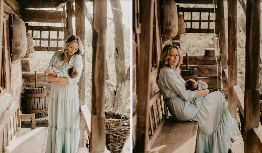 Laura Cosoi și-a botezat fetița. Momente unice pentru ea și Cosmin Curticăpean FOTO