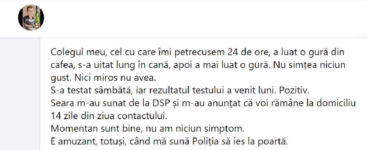 Marian Godina ar putea fi infectat cu Covid-19 