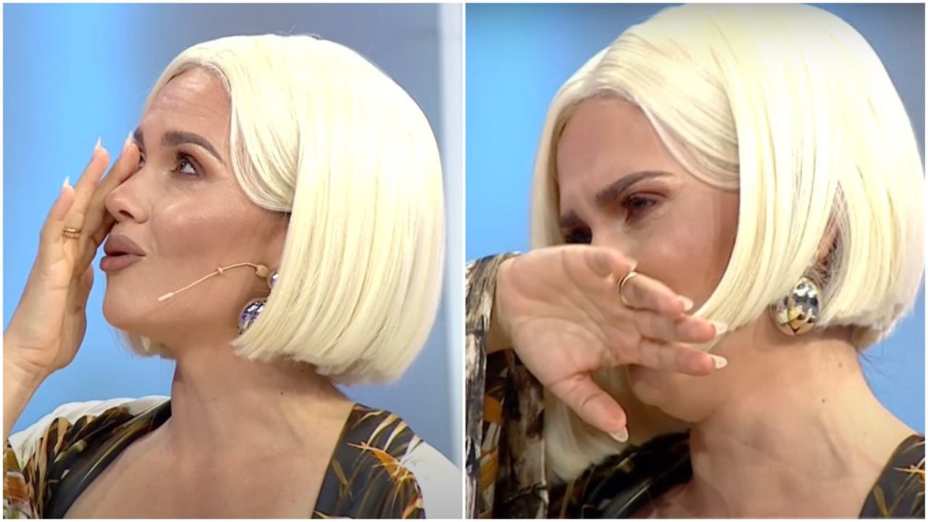Cristina Șișcanu a izbucnit în lacrimi în timpul unui show tv. Ce dramă din familie ei a dărâmat-o complet