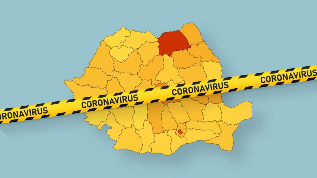 Județele cu număr record de cazuri noi. Care sunt zonele roșii din România