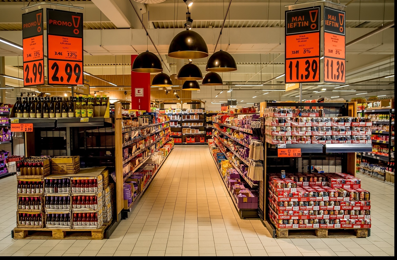 Intr-unul dintre magazinele Kaufland s-a produs accidentul