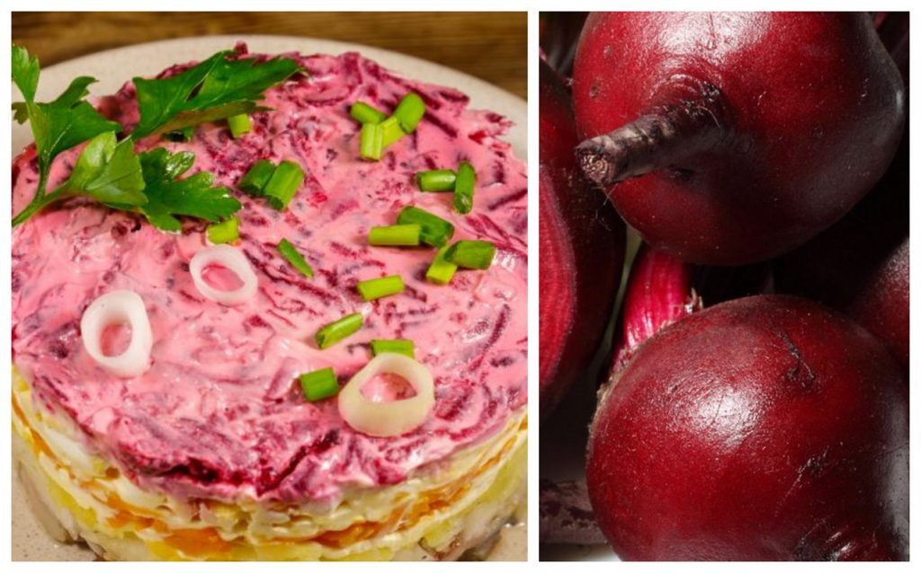 Rețetă salată de cartofi cu sfeclă roșie și cașcaval. Este cel mai bun și sănătos aperitiv