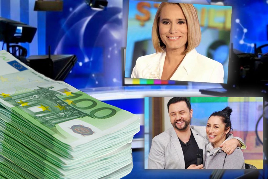 Ce salarii au vedetele de televiziune de România. Cine câștigă 1.000 de lei pe minut