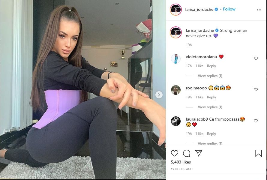 Mesajul postat de Larisa Iordache dupa ce a fost infectata cu noul coronavirus