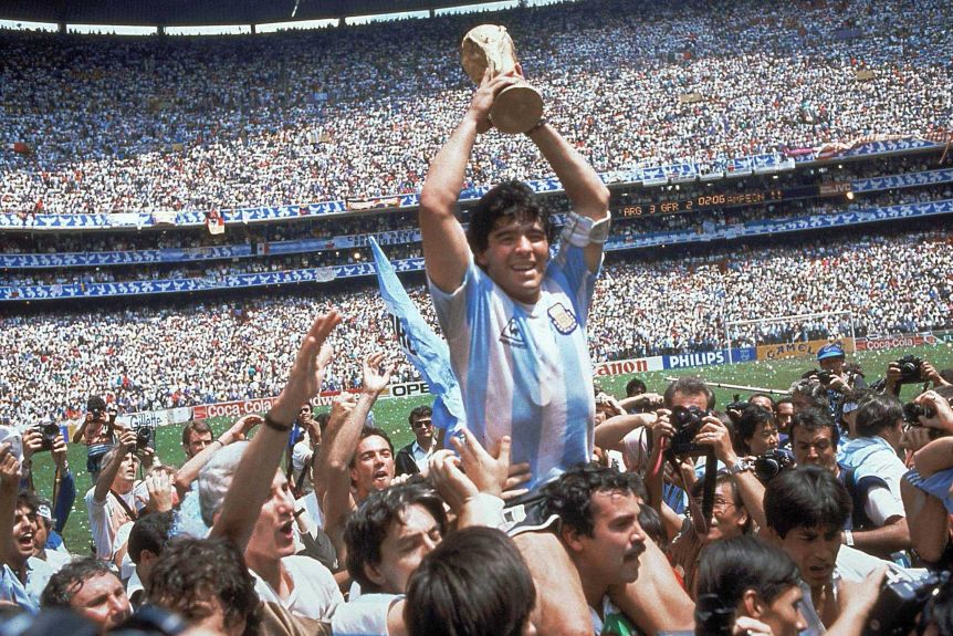 Diego Maradona a fost omagiat in toata Argentina