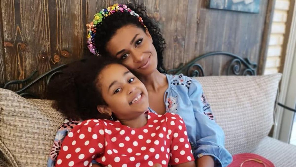 Majda Aboulumosha este foarte mandra de fetita ei de opt ani