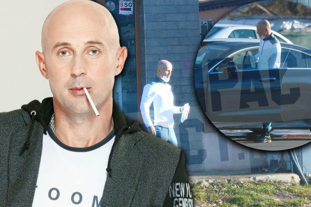 EXCLUSIV FOTO! Mugur Mihăescu nu se dezice și încalcă legea iar. Cum a fost zărit ieșind dintr-o farmacie