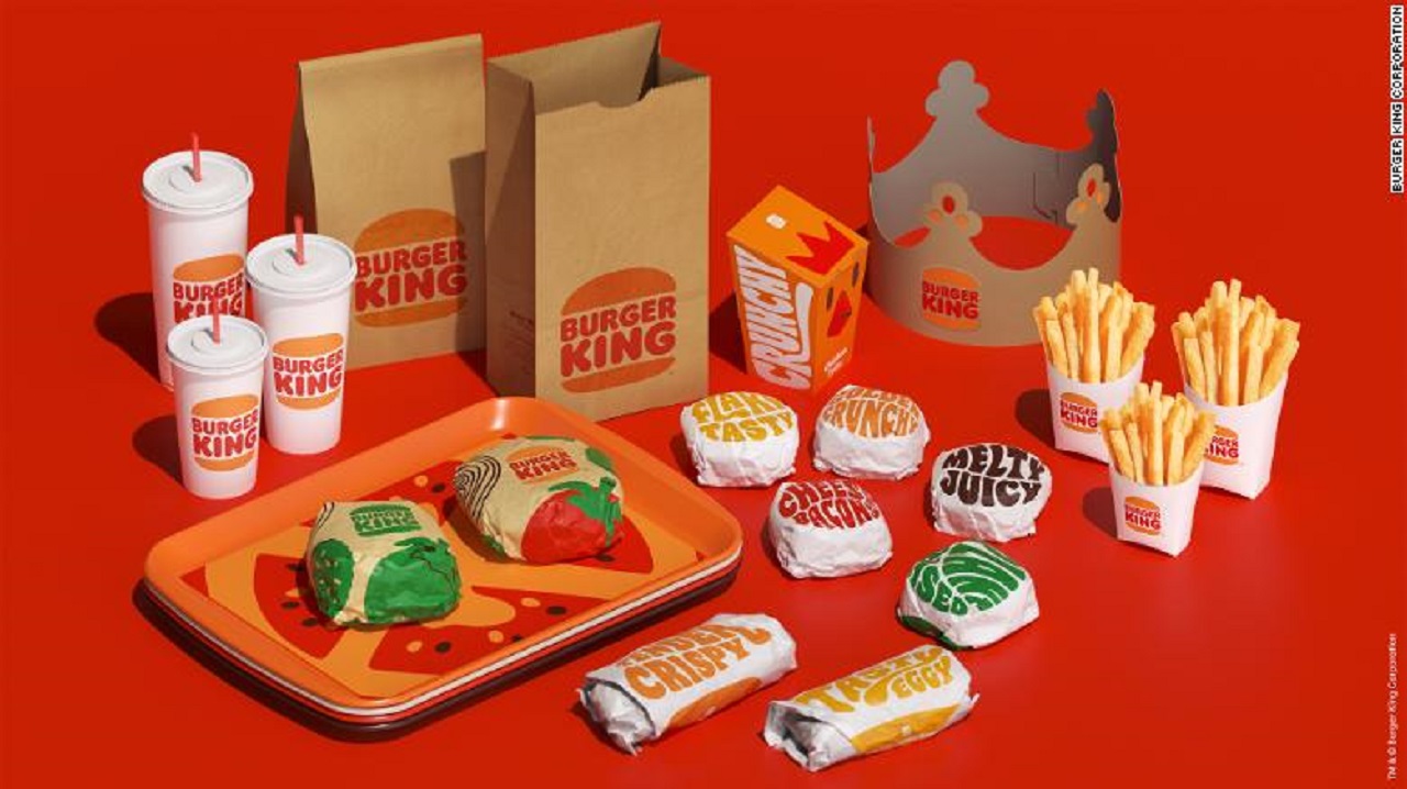 Asa arata noile produse de la Burger King, ambalate cu noul logo