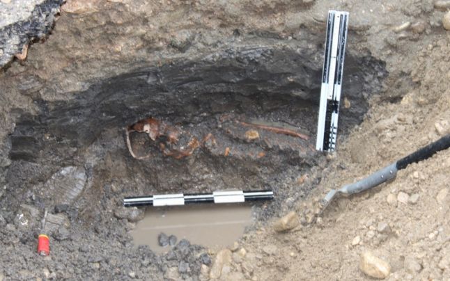 Această descoperire a survenit în timpul unor lucrări de remediere a unei avarii la rețeaua de apă