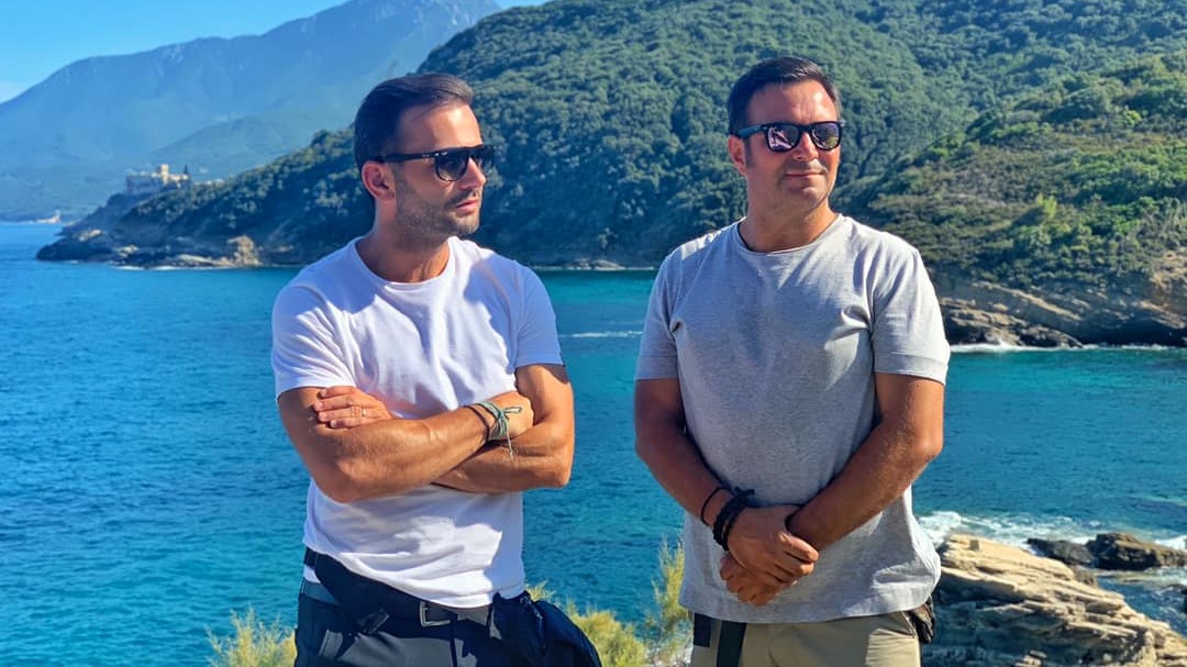 Daniel Buzdugan si Mihai Morar au fost impreuna la Muntele Athos