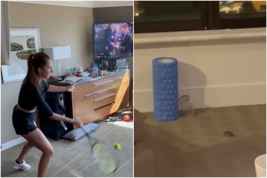 Yulia Putinsteva care reprezintă locul 28 în WTA, a arătat faptul că nu poate dormi din cauza șoarecilor