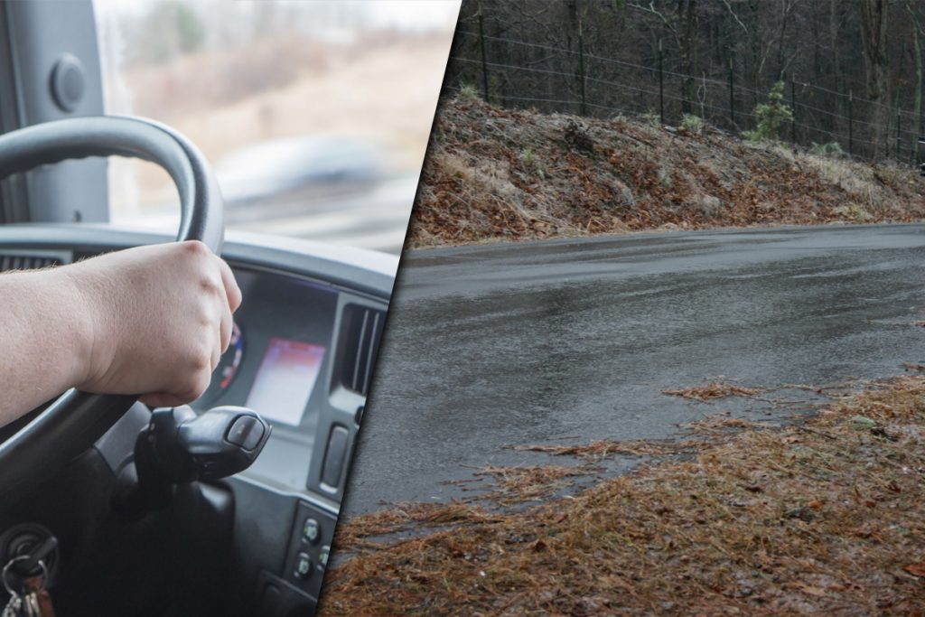 Gheața neagră, spaima șoferilor din România. Cum să conduci atunci când apare pe șosea
