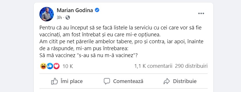 Mesajul polițistul a stârnit un val de reacții în mediul online