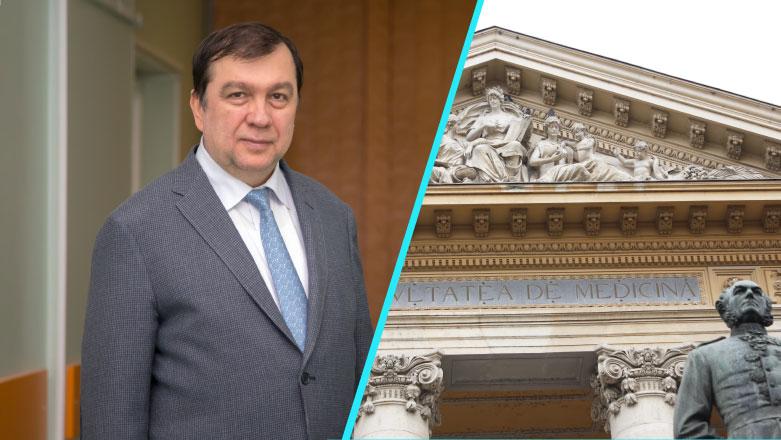 Viorel Jinga, rectorul Universităţii de Medicină şi Farmacie din Bucureşti, 