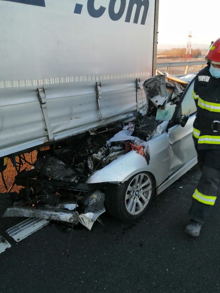 Accident mortal pe autostrada ce leaga Timisoara de Deva