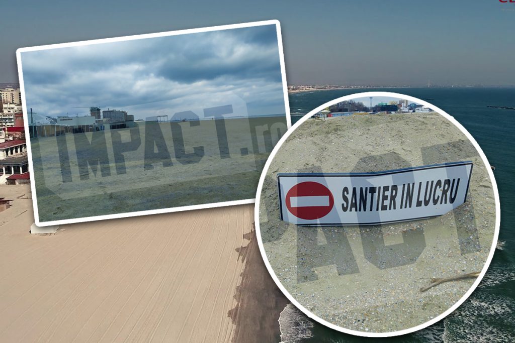 FOTO EXCLUSIV. Aşa arată plaja lărgită de la Mamaia. Cât vor plăti românii, la vară, pentru a se relaxa în staţiunea de fiţe