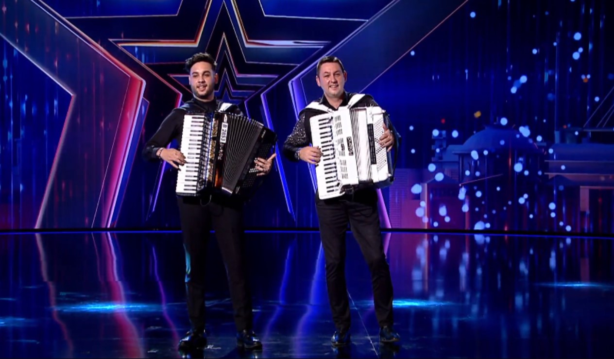Andreas și Paul Stângă, pe scena Românii au talent
