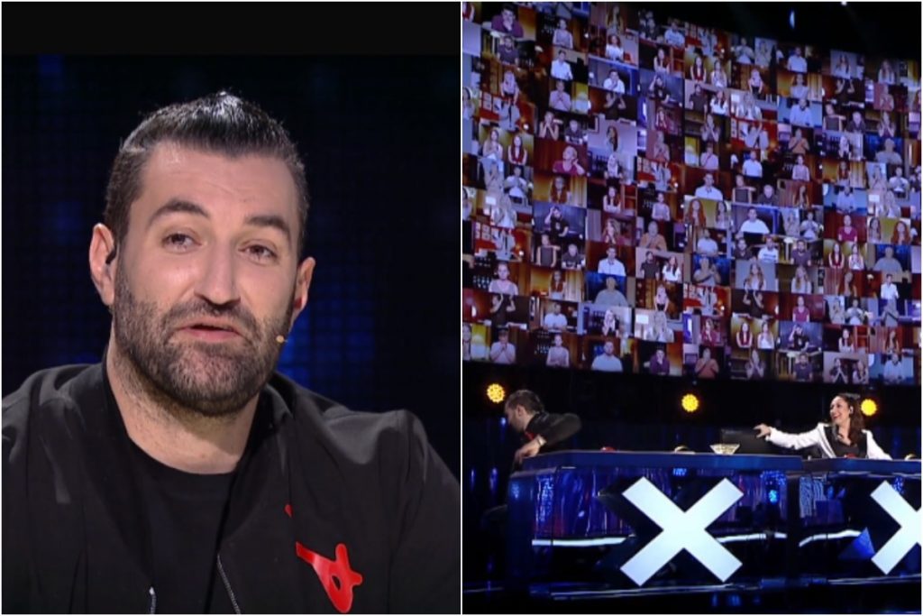 Smiley a căzut de pe scaun când a văzut cine a apărut pe scenă la Românii au talent. ”Oare cum o să arăți după doi copii?”