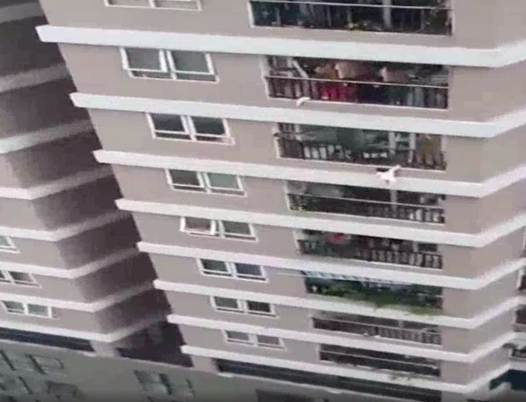 Un curier este eroul zilei în lume. A salvat o fetiță de doi ani care căzuse de la etajul 12