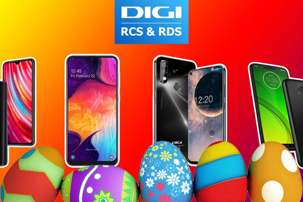 Digi dă telefoane aproape gratis chiar înainte de Paște. Ofertele cu reduceri masive de preț