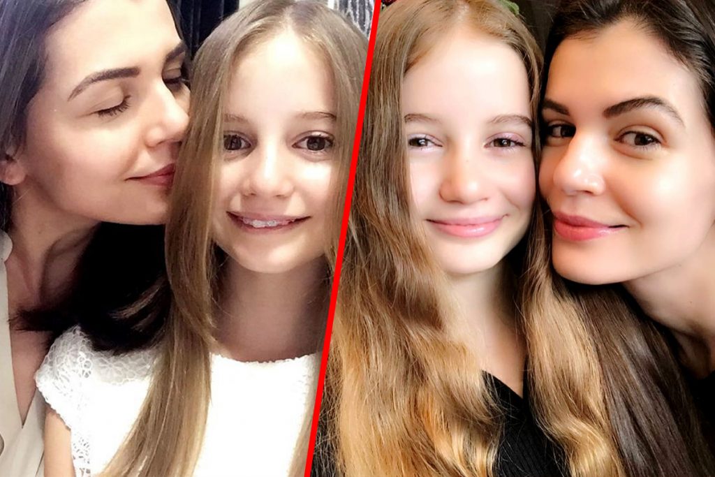 Fiica lui Irinel Columbeanu începe să semene din ce în ce mai mult cu Monica Gabor. Irina are acum 14 ani