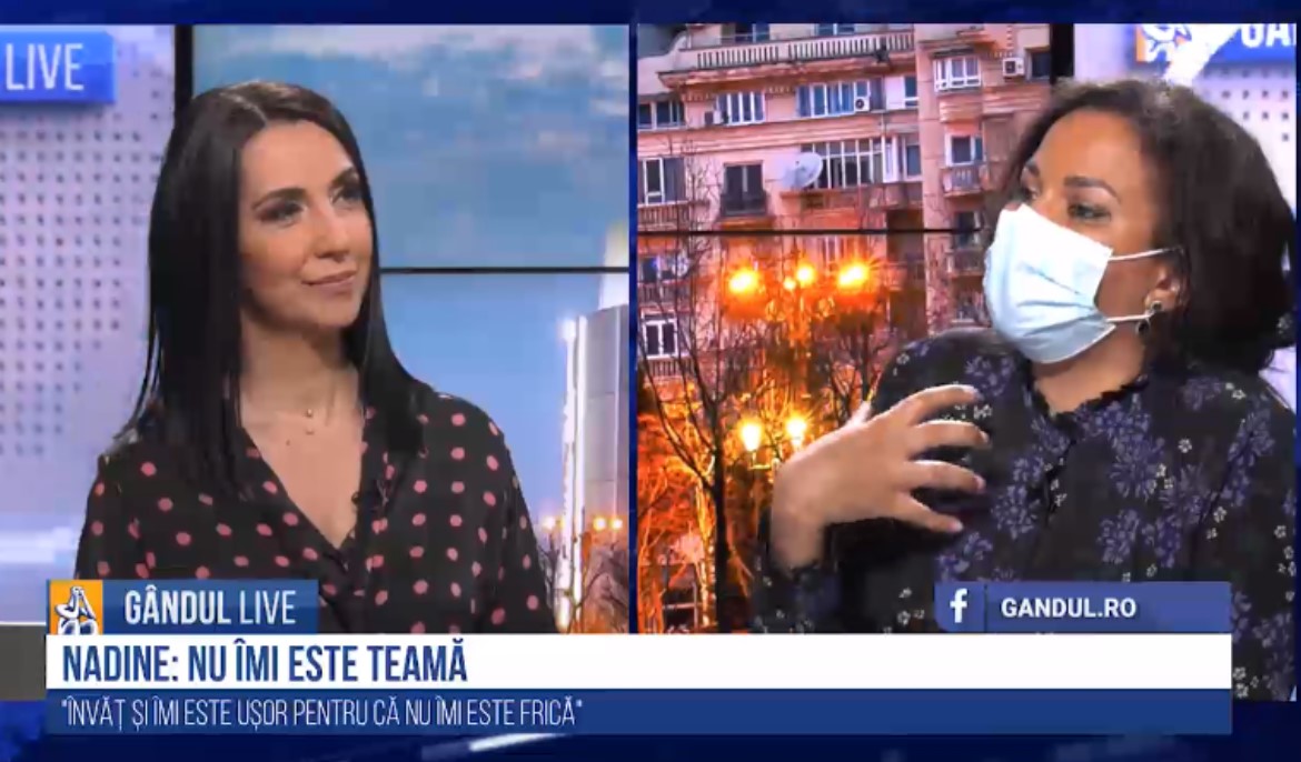 Nadine, alături de Emma Zeicescu, într-un interviu Gândul Live